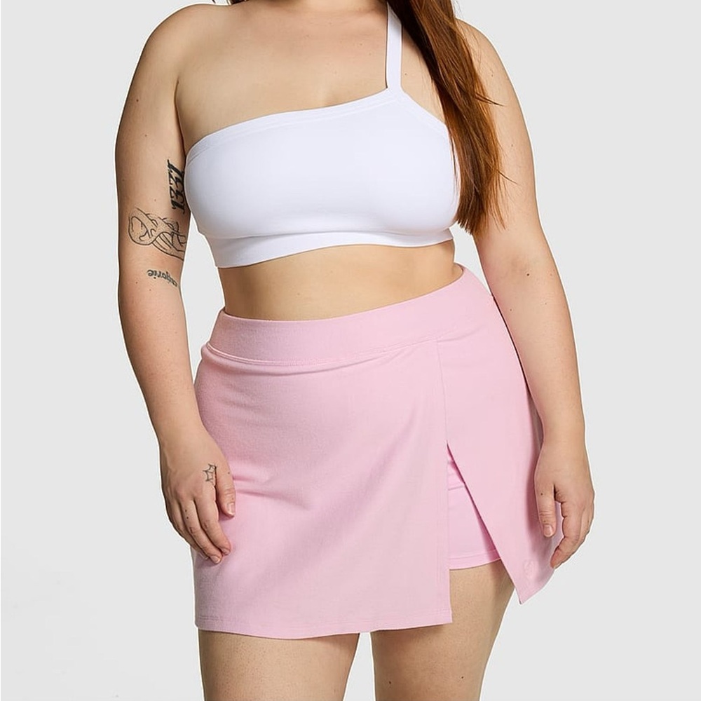 High rise pink pique sport tennis skort never worn